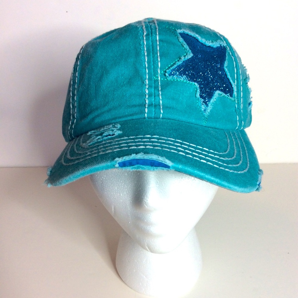 C.C. Distressed Pony Baseball Cap